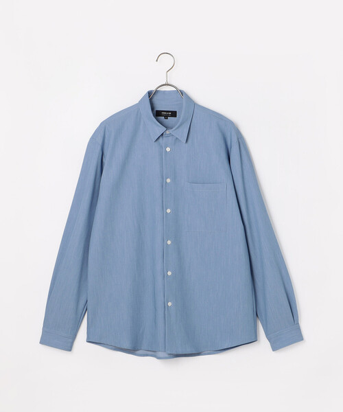 COMME CA ISM（コムサイズム）の「羽織ショートポイント カラーシャツ（シャツ/ブラウス・メンズ・グレー/ホワイト/サックスブルー・S/M/L）」の11枚目の写真