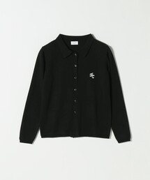 PARROTT CANVAS: 〈手洗い可能〉襟付き ロング スリーブ カーディガン