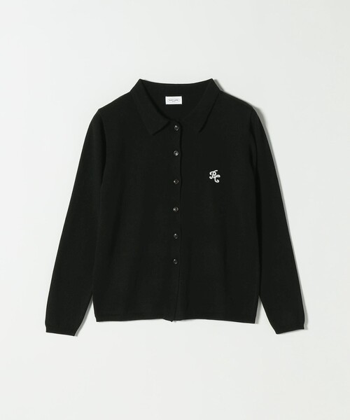 PARROTT CANVAS(パロットキャンバス)の「PARROTT CANVAS: 〈手洗い可能〉襟付き ロング スリーブ カーディガン(カーディガン/ボレロ・レディース・レッド/ブラック・ONE SIZE)」の1枚目の写真