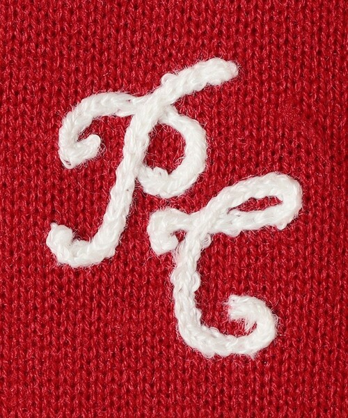 PARROTT CANVAS(パロットキャンバス)の「PARROTT CANVAS: 〈手洗い可能〉襟付き ロング スリーブ カーディガン(カーディガン/ボレロ・レディース・レッド/ブラック・ONE SIZE)」の7枚目の写真