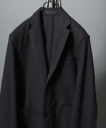 ANPAS（アンパス）の「Faux Wool Two-Button Tailored Jacket / ＜セットアップ可＞ウールライク 2Bテーラードジャケット コンフィジャケット ブレザー スーツジャケット ビジカジ オケージョン メンズ アウター(M～3L)（テーラードジャケット）」