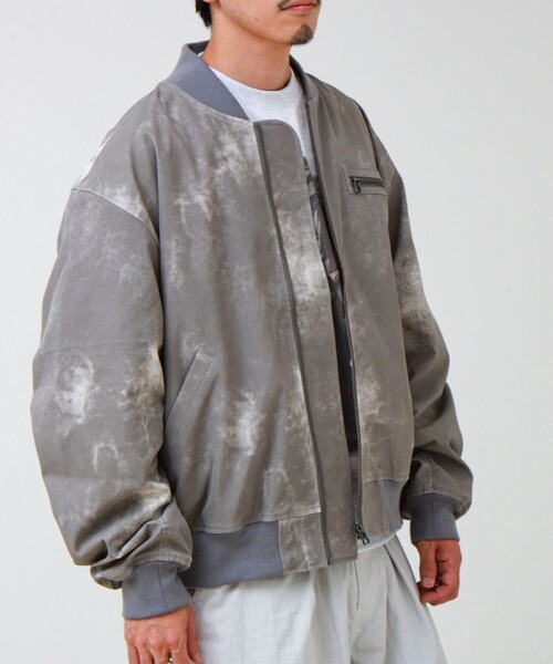 GLOSTER(グロスター)の「BACK TO THE MA-1(ブルゾン・メンズ・ブラック/グレイッシュベージュ/インディゴブルー・M/S/L)」の9枚目の写真