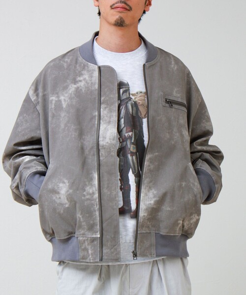 GLOSTER(グロスター)の「BACK TO THE MA-1(ブルゾン・メンズ・ブラック/グレイッシュベージュ/インディゴブルー・M/S/L)」の10枚目の写真