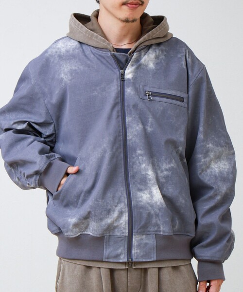 GLOSTER(グロスター)の「BACK TO THE MA-1(ブルゾン・メンズ・ブラック/グレイッシュベージュ/インディゴブルー・M/S/L)」の21枚目の写真