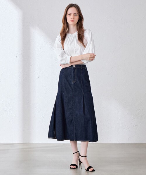 MACKINTOSH LONDON(マッキントッシュ ロンドン)の「【WEB・一部店舗限定】ハイゲージスムースギャザープルオーバー(Tシャツ/カットソー・レディース・ブラック/ワイン/オフホワイト・40/38)」の12枚目の写真