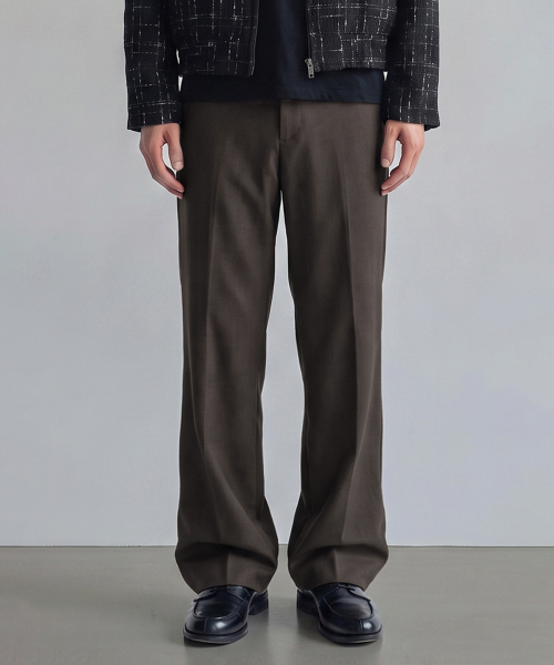 P.IN.O(ピインオ)の「ウェーブセミフレアスラックス - ブラウン(スラックス・メンズ・その他・X-LARGE/SMALL/MEDIUM/LARGE)」の1枚目の写真