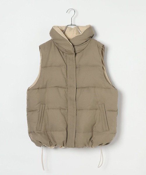 BAYFLOW(ベイフロー)の「リバーシブルパファーベスト(その他アウター・レディース・モカ/ブラック・SMALL/MEDIUM)」の13枚目の写真
