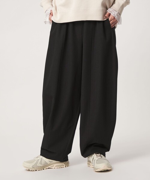 green label relaxing（グリーンレーベルリラクシング）の「【WEB限定】＜at ease＞カーブ パンツ（その他パンツ・レディース・モカ/ブラック/パープル・36/SHORT/38/40/TALL）」の8枚目の写真