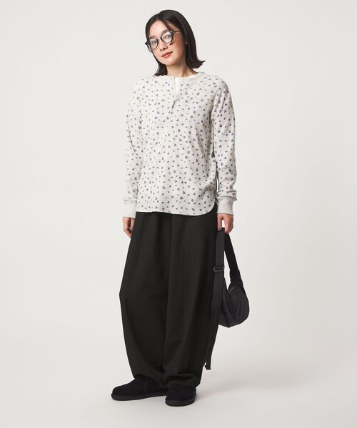 green label relaxing（グリーンレーベルリラクシング）の「【WEB限定】＜at ease＞カーブ パンツ（その他パンツ・レディース・モカ/ブラック/パープル・36/SHORT/38/40/TALL）」の12枚目の写真