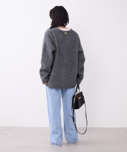 MICA&DEAL(マイカ&ディール)の「ラクーンデュアルカーディガン(ニット/セーター・レディース・グレー/ベージュ/チャコールグレー・FREE)」の20枚目の写真