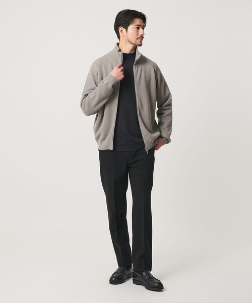 BEAUTY&YOUTH UNITED ARROWS(ビューティーアンドユースユナイテッドアローズ)の「【WEB限定 WARDROBE SMART】ウォッシャブル ドライバーズジャケット(カーディガン/ボレロ・メンズ・ライトグレー/ブラック/ダークグレー・S/M/L/XL)」の22枚目の写真