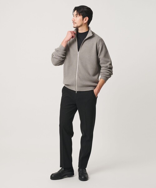 BEAUTY&YOUTH UNITED ARROWS(ビューティーアンドユースユナイテッドアローズ)の「【WEB限定 WARDROBE SMART】ウォッシャブル ドライバーズジャケット(カーディガン/ボレロ・メンズ・ライトグレー/ブラック/ダークグレー・S/M/L/XL)」の20枚目の写真