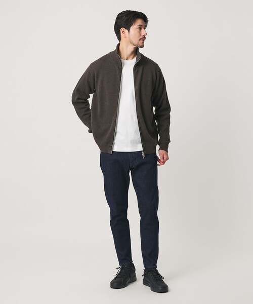 BEAUTY&YOUTH UNITED ARROWS(ビューティーアンドユースユナイテッドアローズ)の「【WEB限定 WARDROBE SMART】ウォッシャブル ドライバーズジャケット(カーディガン/ボレロ・メンズ・ライトグレー/ブラック/ダークグレー・S/M/L/XL)」の17枚目の写真