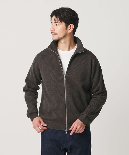 BEAUTY&YOUTH UNITED ARROWS(ビューティーアンドユースユナイテッドアローズ)の「【WEB限定 WARDROBE SMART】ウォッシャブル ドライバーズジャケット(カーディガン/ボレロ・メンズ・ライトグレー/ブラック/ダークグレー・S/M/L/XL)」の15枚目の写真