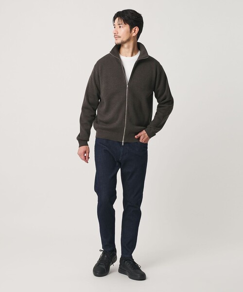 BEAUTY&YOUTH UNITED ARROWS(ビューティーアンドユースユナイテッドアローズ)の「【WEB限定 WARDROBE SMART】ウォッシャブル ドライバーズジャケット(カーディガン/ボレロ・メンズ・ライトグレー/ブラック/ダークグレー・S/M/L/XL)」の14枚目の写真