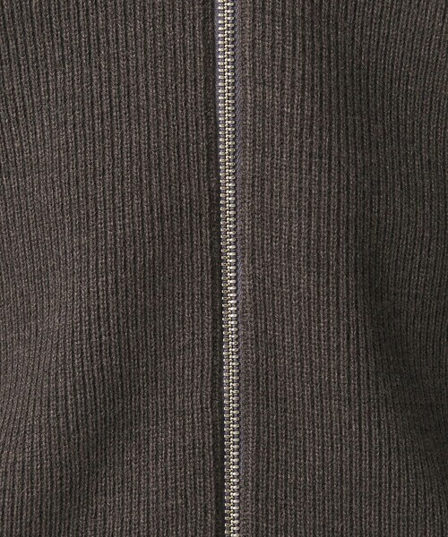 BEAUTY&YOUTH UNITED ARROWS(ビューティーアンドユースユナイテッドアローズ)の「【WEB限定 WARDROBE SMART】ウォッシャブル ドライバーズジャケット(カーディガン/ボレロ・メンズ・ライトグレー/ブラック/ダークグレー・S/M/L/XL)」の4枚目の写真