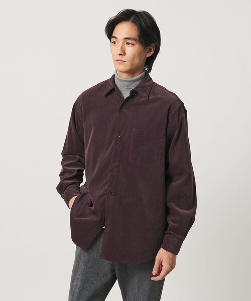 UNITED ARROWS(ユナイテッドアローズ)の「コーデュロイ レギュラーカラー シャツ(シャツ/ブラウス・メンズ・ブラック/オフホワイト/ワイン・M/S/XL/L)」の14枚目の写真