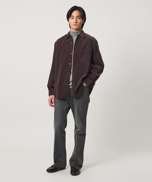 UNITED ARROWS(ユナイテッドアローズ)の「コーデュロイ レギュラーカラー シャツ(シャツ/ブラウス・メンズ・ブラック/オフホワイト/ワイン・M/S/XL/L)」の11枚目の写真