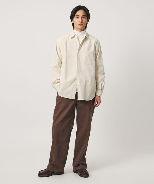 UNITED ARROWS(ユナイテッドアローズ)の「コーデュロイ レギュラーカラー シャツ(シャツ/ブラウス・メンズ・ブラック/オフホワイト/ワイン・M/S/XL/L)」の13枚目の写真
