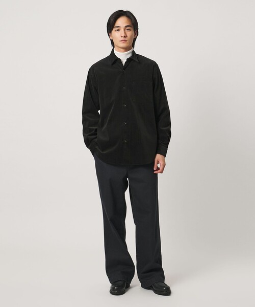 UNITED ARROWS(ユナイテッドアローズ)の「コーデュロイ レギュラーカラー シャツ(シャツ/ブラウス・メンズ・ブラック/オフホワイト/ワイン・M/S/XL/L)」の6枚目の写真