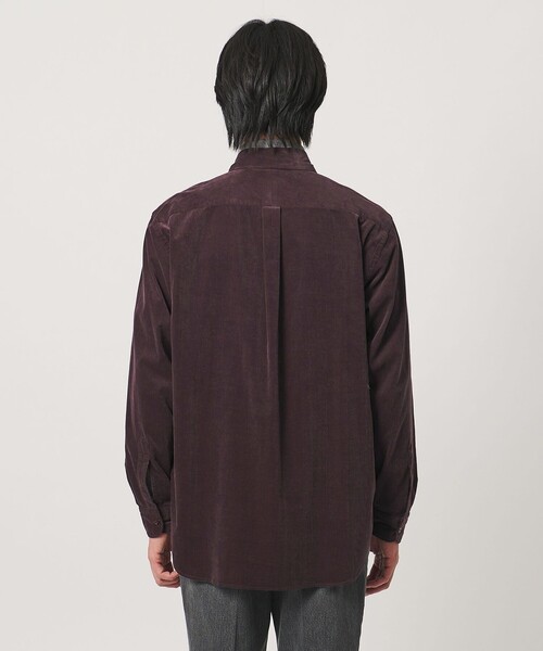 UNITED ARROWS(ユナイテッドアローズ)の「コーデュロイ レギュラーカラー シャツ(シャツ/ブラウス・メンズ・ブラック/オフホワイト/ワイン・M/S/XL/L)」の9枚目の写真