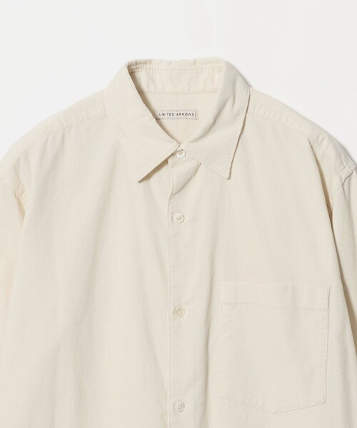 UNITED ARROWS(ユナイテッドアローズ)の「コーデュロイ レギュラーカラー シャツ(シャツ/ブラウス・メンズ・ブラック/オフホワイト/ワイン・M/S/XL/L)」の17枚目の写真
