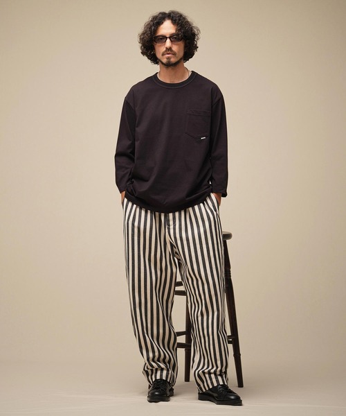 THEOREM(セオレム)の「mlt5881-Flag Label Poketed Three-quarter Sleeve Tee 7分ポケTシャツ(TRM-2624015)(Tシャツ/カットソー・メンズ・ホワイト/チャコール/ブラウン/ブラック・L/XL/M)」の14枚目の写真