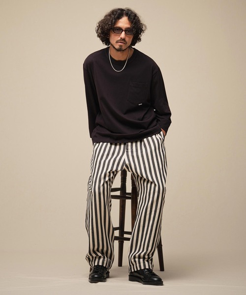 THEOREM(セオレム)の「mlt5881-Flag Label Poketed Three-quarter Sleeve Tee 7分ポケTシャツ(TRM-2624015)(Tシャツ/カットソー・メンズ・ホワイト/チャコール/ブラウン/ブラック・L/XL/M)」の16枚目の写真