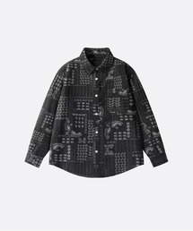 Paisley Pattern Denim Shirt
