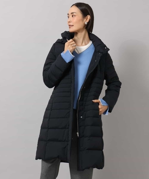 MICHEL KLEIN（ミッシェル・クラン）の「[定番人気]ストレッチロングダウンコート（ダウンジャケット/コート・レディース・ブラック/ライトグレー/ネイビー・40/38）」の18枚目の写真