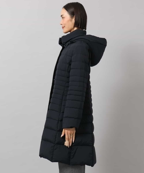 MICHEL KLEIN（ミッシェル・クラン）の「[定番人気]ストレッチロングダウンコート（ダウンジャケット/コート・レディース・ブラック/ライトグレー/ネイビー・40/38）」の22枚目の写真