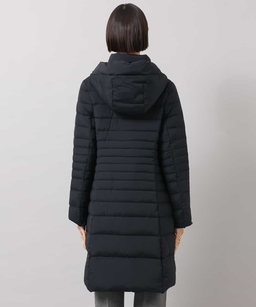 MICHEL KLEIN（ミッシェル・クラン）の「[定番人気]ストレッチロングダウンコート（ダウンジャケット/コート・レディース・ブラック/ライトグレー/ネイビー・40/38）」の11枚目の写真