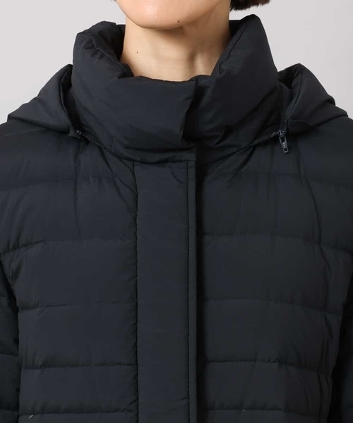 MICHEL KLEIN（ミッシェル・クラン）の「[定番人気]ストレッチロングダウンコート（ダウンジャケット/コート・レディース・ブラック/ライトグレー/ネイビー・40/38）」の12枚目の写真