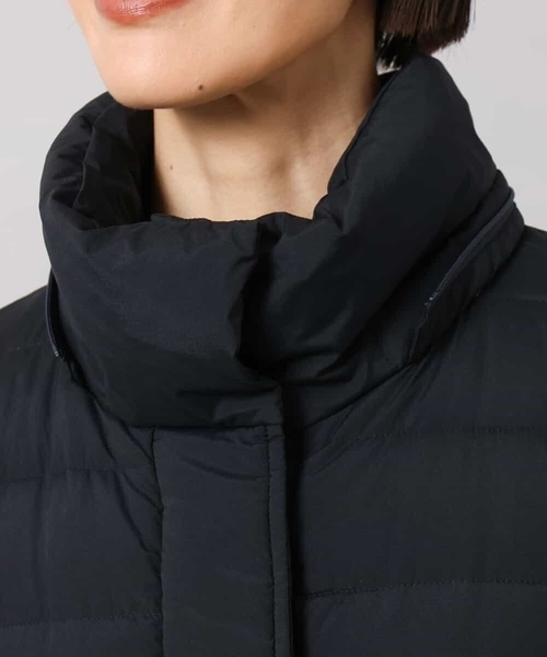 MICHEL KLEIN（ミッシェル・クラン）の「[定番人気]ストレッチロングダウンコート（ダウンジャケット/コート・レディース・ブラック/ライトグレー/ネイビー・40/38）」の14枚目の写真