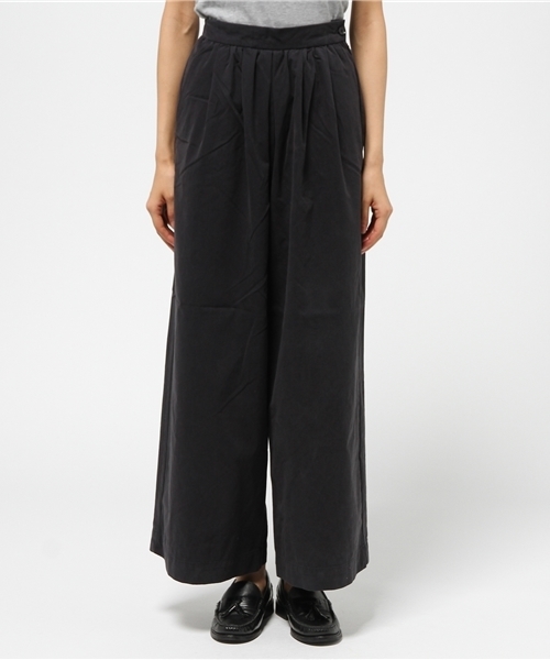 LBC（エルビーシー）の「コットンナイロンワイドパンツ   （その他パンツ・レディース・ネイビー/ベージュ/オリーブ・LARGE/MEDIUM）」の4枚目の写真