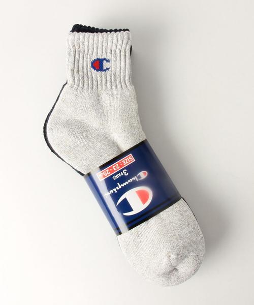 Champion(チャンピオン)の「Championクオーターレングスソックス3P/ChampionクオーターLSKS3P ◆(ソックス/靴下・レディース・ホワイト/その他1・フリー)」の2枚目の写真