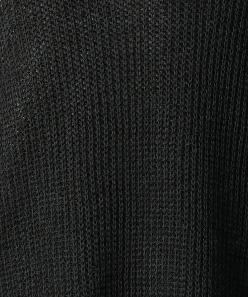 MONKEY TIME（モンキータイム）の「＜monkey time＞  C/L サイドジップ ワイド クルーネックニット ショートスリーブ◆（ニット/セーター・メンズ・ダークグレー/オリーブ・X-LARGE/LARGE/MEDIUM/SMALL）」の12枚目の写真