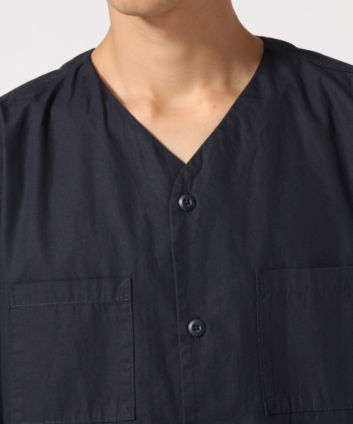 RAGEBLUE（レイジブルー）の「ミリタリーシャツカーデ/729218（シャツ/ブラウス・メンズ・オリーブ/ネイビー・LARGE/MEDIUM）」の12枚目の写真