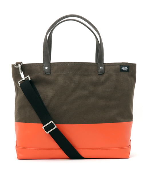 JACK SPADE（ジャックスペード）の「DIPPED INDUSTRIAL CANVAS DIPPED COAL BAG（トートバッグ