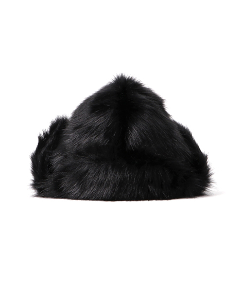 CHUBBYGANG（チャビーギャング）の「フェイクファーフライトキャップ（ハット・キッズ・ホワイト/ブラック・FREE）」の3枚目の写真