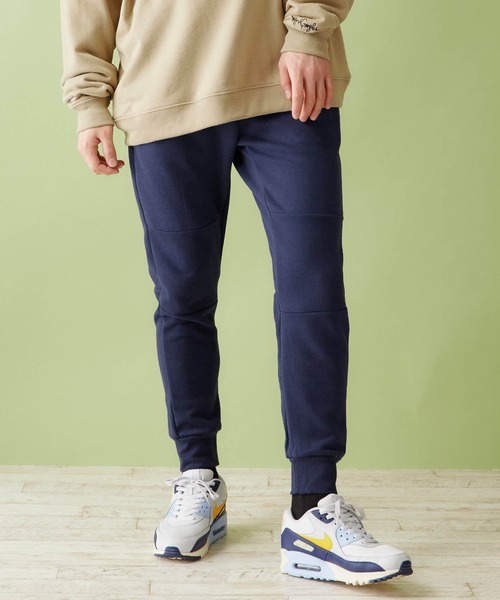 MONO-MART(モノマート)の「テーパードストレッチ スキニー ジョガーパンツ/アクティブストレッチ(MONO-MART)(スウェットパンツ・メンズ・オリーブ/オフホワイト/グレー/ネイビー/ブラック/ブルー/チャコール/ベージュ・L/M/XL/S)」の7枚目の写真