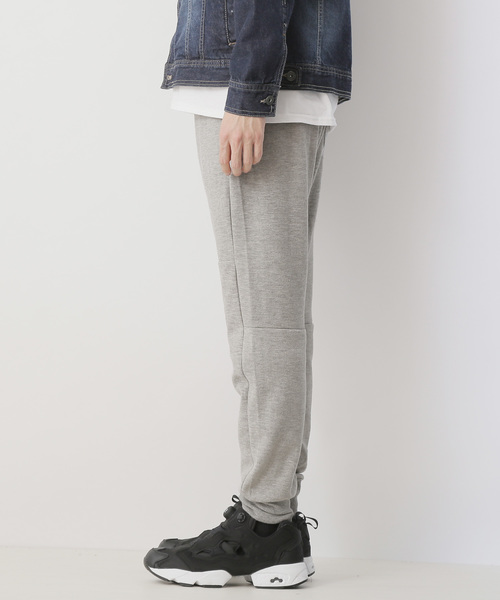 MONO-MART(モノマート)の「テーパードストレッチ スキニー ジョガーパンツ/アクティブストレッチ(MONO-MART)(スウェットパンツ・メンズ・オリーブ/オフホワイト/グレー/ネイビー/ブラック/ブルー/チャコール/ベージュ・L/M/XL/S)」の17枚目の写真