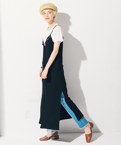 LAYMEE（レイミー）の「Peel onepiece（ワンピース・レディース・ホワイト/ブルー/ブラック・FREE）」の13枚目の写真