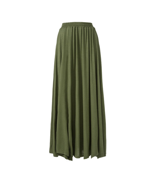 夢展望（ユメテンボウ）の「選べるボリュームたっぷりサーキュラーガウチョマキシワイドパンツ＆マキシスカート（その他パンツ・レディース・ライトブラック/シルバーグレー/ウッド/クリアレッド/ピンク/ブルー/ネイビー/ライトベージュ/カーキ/グリーン系その他/ブラウン系その他/ブルー系その他/グレー系その他/ブルー系その他2/ベージュ系その他/レッド系その他/ブラック系その他・X-LARGE/LARGE/MEDIUM）」の10枚目の写真