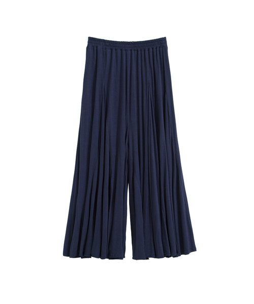 夢展望（ユメテンボウ）の「選べるボリュームたっぷりサーキュラーガウチョマキシワイドパンツ＆マキシスカート（その他パンツ・レディース・ライトブラック/シルバーグレー/ウッド/クリアレッド/ピンク/ブルー/ネイビー/ライトベージュ/カーキ/グリーン系その他/ブラウン系その他/ブルー系その他/グレー系その他/ブルー系その他2/ベージュ系その他/レッド系その他/ブラック系その他・X-LARGE/LARGE/MEDIUM）」の11枚目の写真