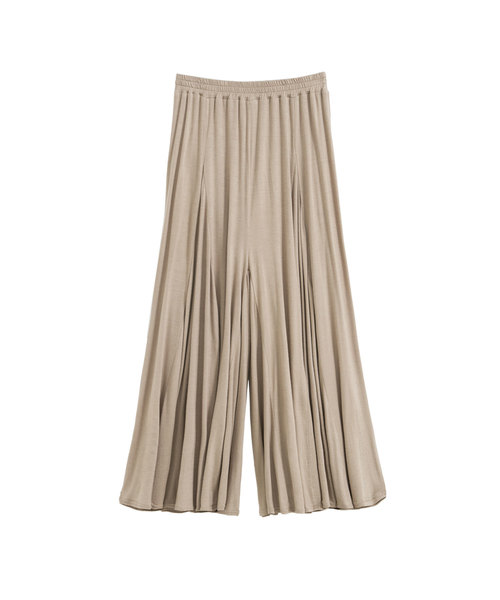 夢展望（ユメテンボウ）の「選べるボリュームたっぷりサーキュラーガウチョマキシワイドパンツ＆マキシスカート（その他パンツ・レディース・ライトブラック/シルバーグレー/ウッド/クリアレッド/ピンク/ブルー/ネイビー/ライトベージュ/カーキ/グリーン系その他/ブラウン系その他/ブルー系その他/グレー系その他/ブルー系その他2/ベージュ系その他/レッド系その他/ブラック系その他・X-LARGE/LARGE/MEDIUM）」の6枚目の写真