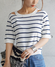 laboratory work | ストラップ使いニットプルオーバー(ニット/セーター)