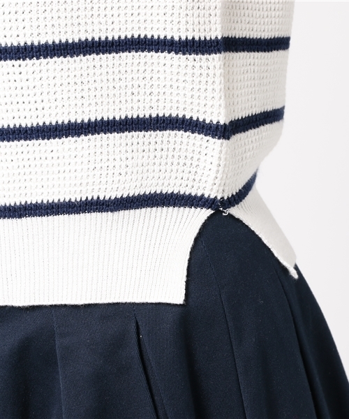 laboratory work（ラボラトリーワーク）の「ストラップ使いニットプルオーバー（ニット/セーター・レディース・その他3/グリーン/ピンクベージュ・MEDIUM）」の11枚目の写真