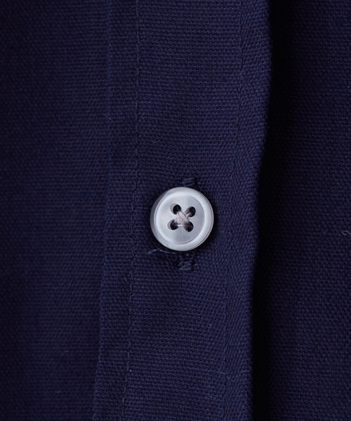 STUDIOUS（ステュディオス）の「カラーオックスハーフスリーブシャツ（シャツ/ブラウス・メンズ・ホワイト/ベージュ/ネイビー/オレンジ/カーキ・3/2/1）」の9枚目の写真