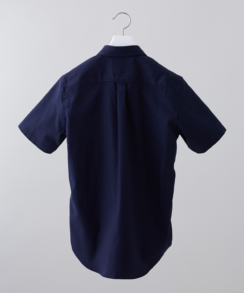 STUDIOUS（ステュディオス）の「カラーオックスハーフスリーブシャツ（シャツ/ブラウス・メンズ・ホワイト/ベージュ/ネイビー/オレンジ/カーキ・3/2/1）」の10枚目の写真